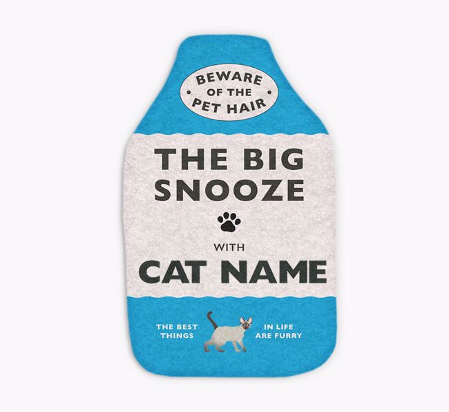 Big Snooze: Personalised {breedFullName} Hot Water Bottle